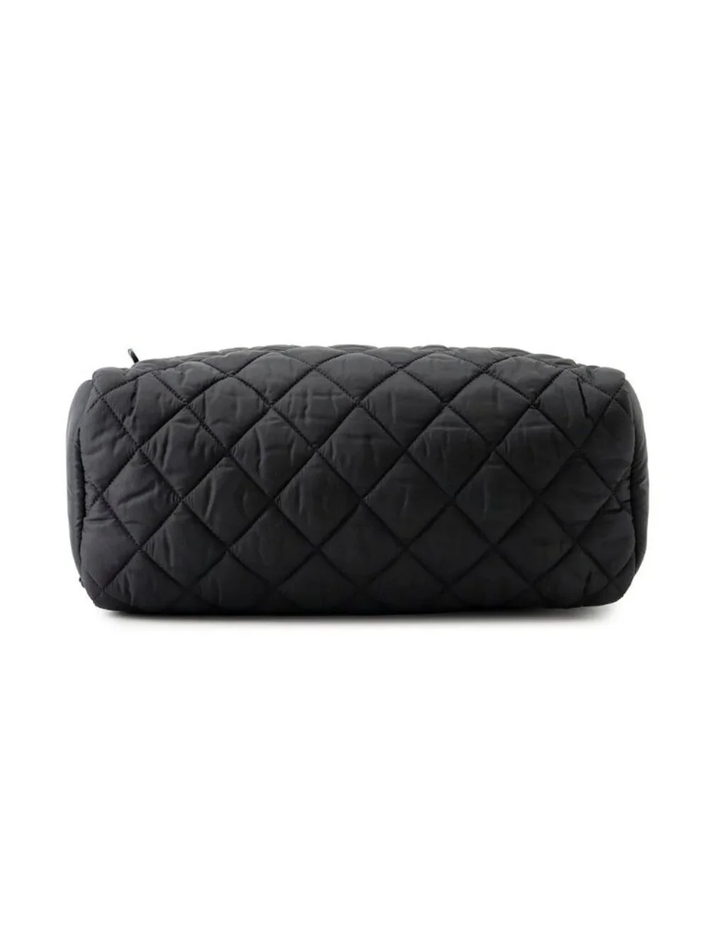 Chanel Backpack Quilted CC Logo Coco Cocoon Nylon Black